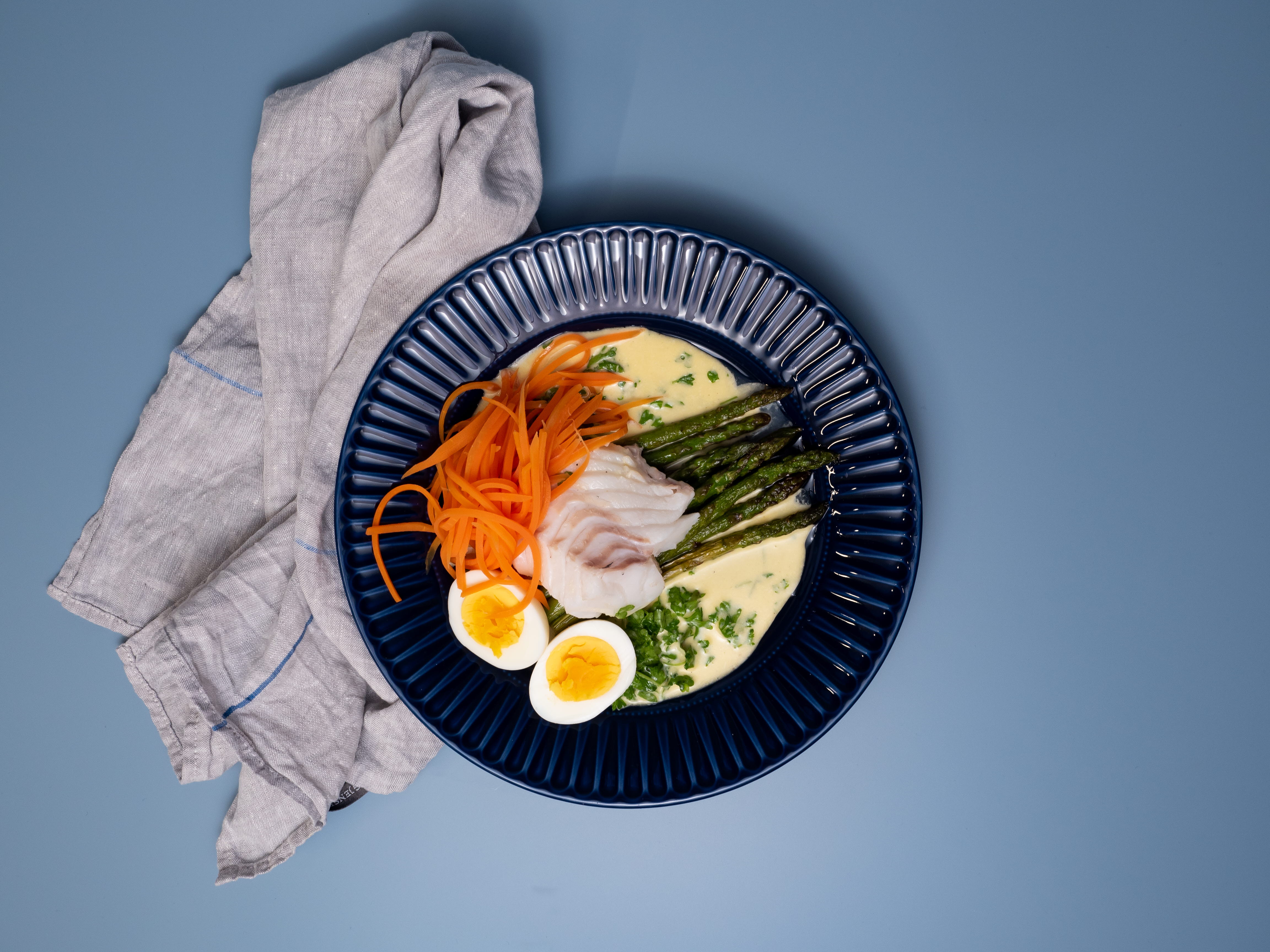 Torsk med sandefjordsmør og grønnsaker