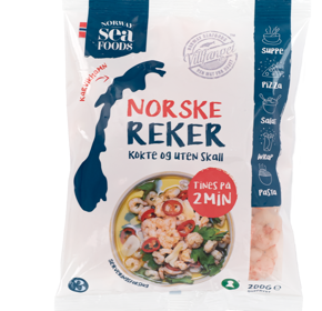 Reker i forpakningspose